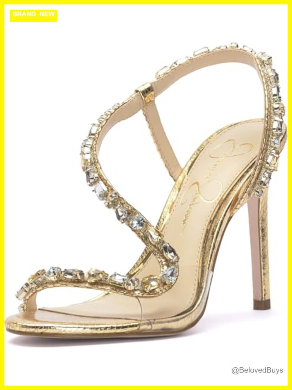 Jessica Simpson Jaycin Embellished Heeled Sandals - Formal Evening Slingback